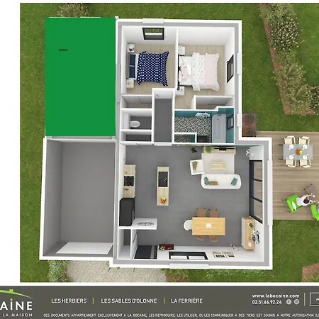 Maison 8 Personnes Et Un De 4 Personnes A 12km Du Parc Villa La Verrie